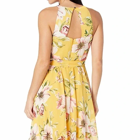 Vince Camuto chiffon midi dress - Picture 2 of 5